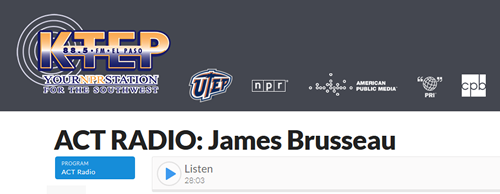 KTEP NPR James Brusseau